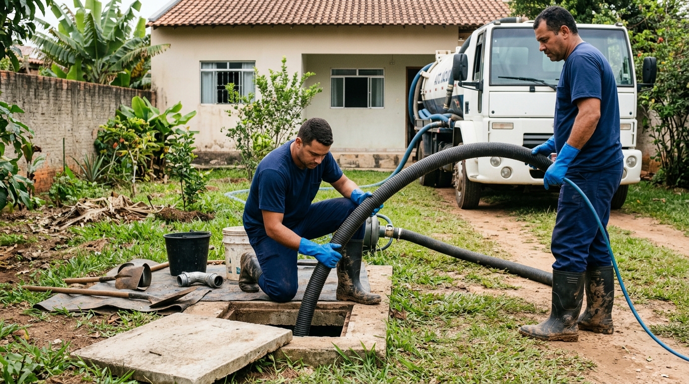 Sucção de Fossa em Belo Horizonte‑MG